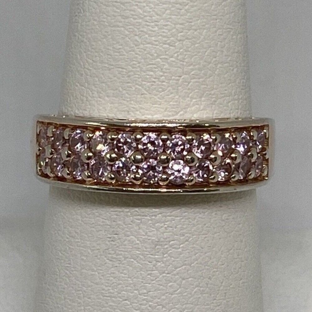 925 STERLING SILVER RING WITH CZ  SIZE 7.5